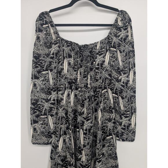 NWT Reformation Sigmund Tropical Printed Crepe Midi Dress Size 0 Lanai #2J456 - Picture 8 of 11